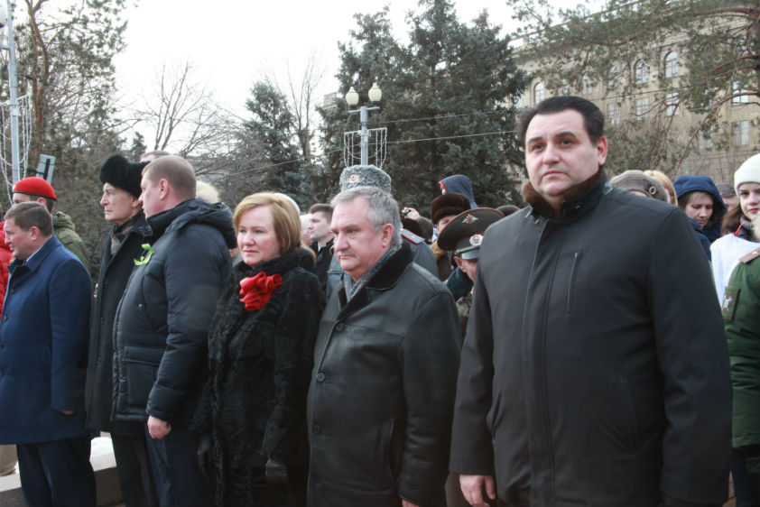 В Волгограде почтили память погибших солдат