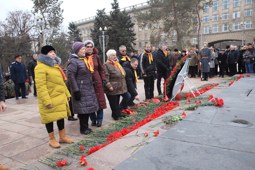 В Волгограде начали отмечать 23 февраля 