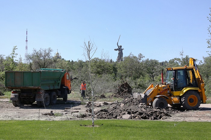 В Волгограде стартовал  второй этап благоустройства Мемориального парка