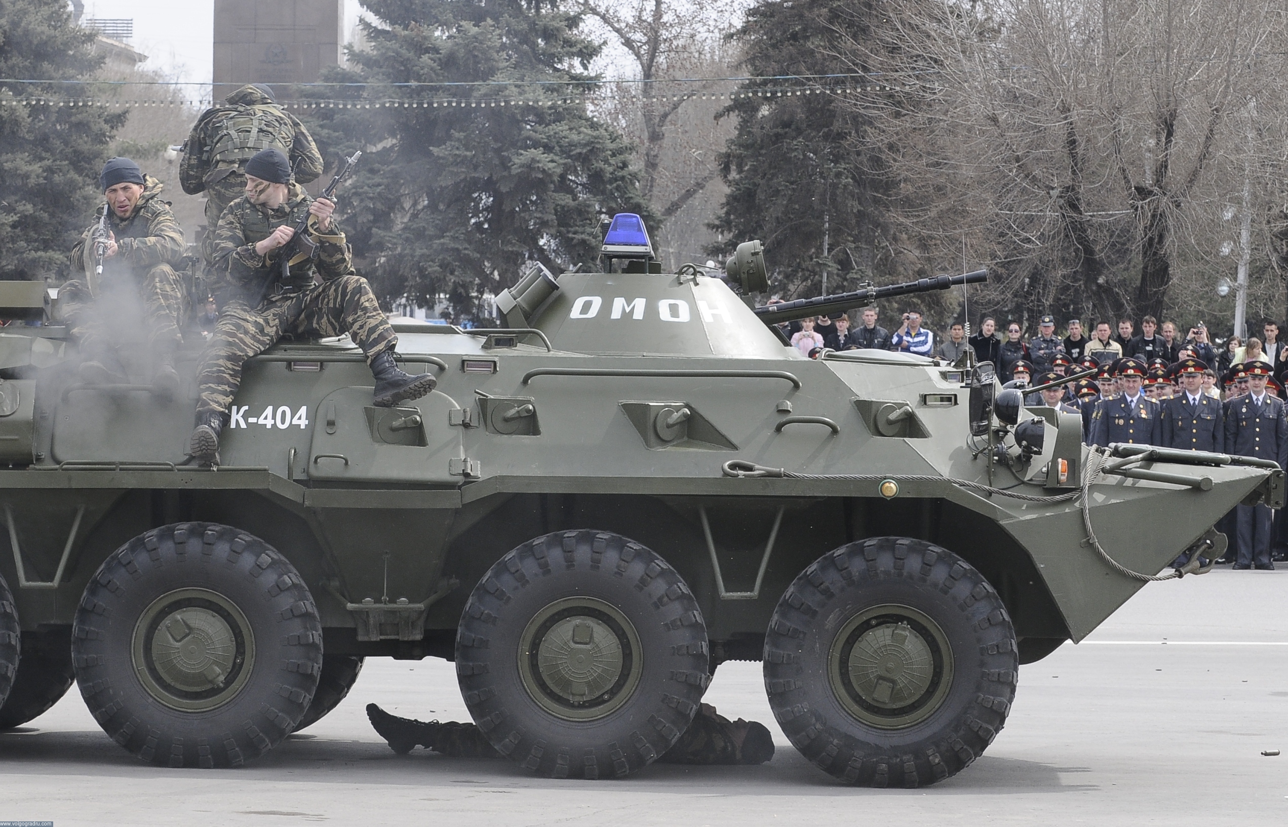 90-летие ГУВД по Волгоградской области — Показательные выступления ОМОН  Сталинград