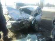 Под Волгоградом пакет на двери «Лады» спровоцировал аварию 