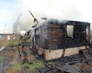 В Советском районе Волгограда сгорела дача