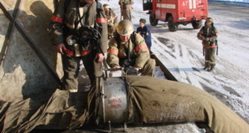 На заводе «произошёл» учебный пожар 