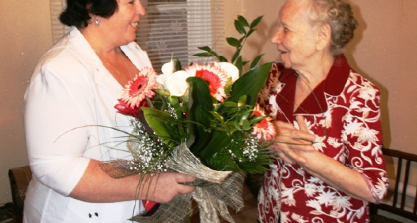 Ветерана поздравили с 90-летием