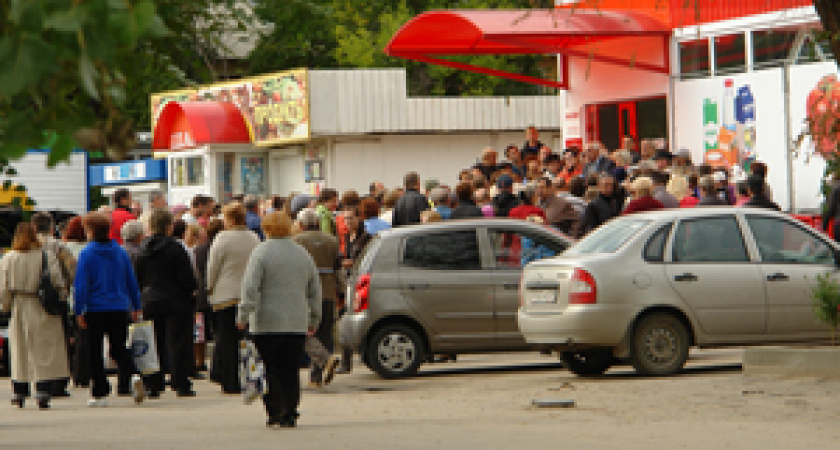 Жители поселка ГЭС вышли на митинг