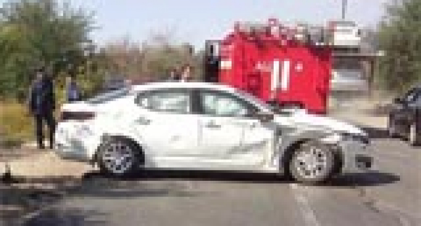 В Волгограде столкнулись Kia и «четырнадцатая»