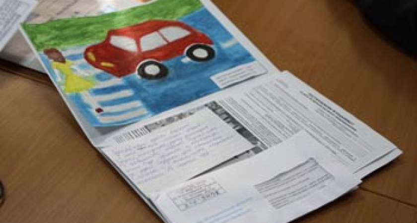 Дети Волгоградской области за безопасность на дорогах. Уникальная акция ГИБДД и Почты России 