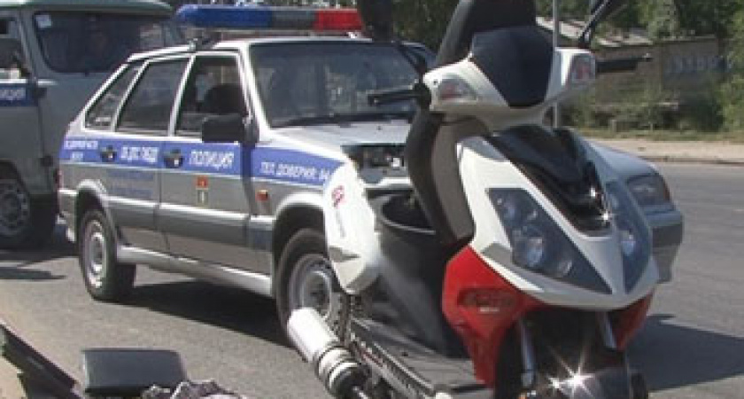 В Волгограде задержан водитель скутера