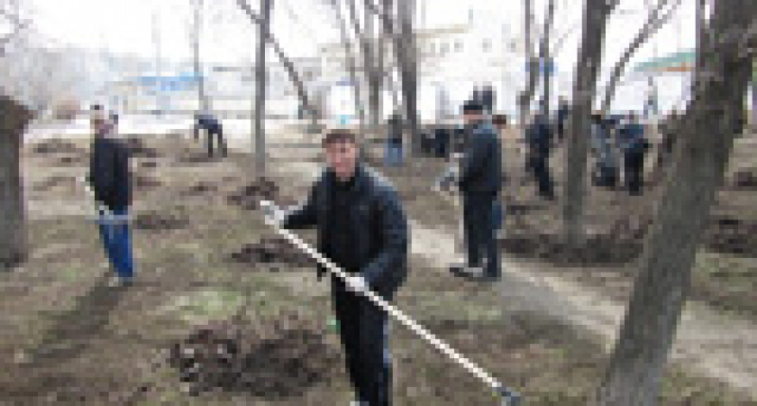 В Волгоградской области 75 тысяч человек вышли на субботник