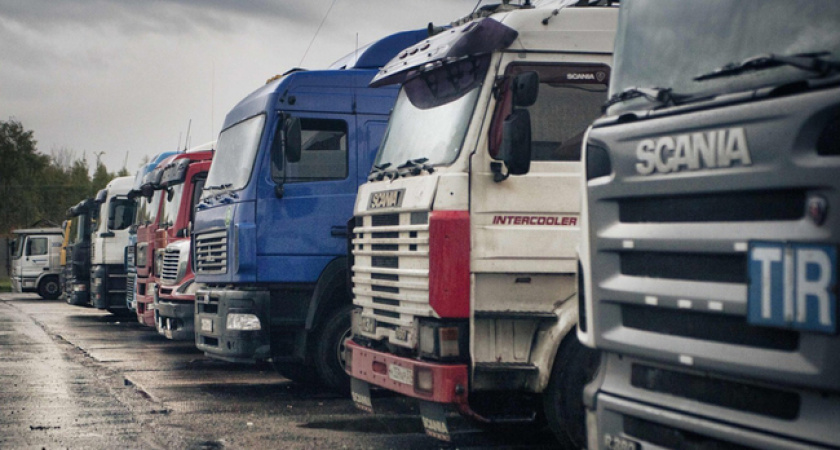 В Волгограде бастующие дальнобойщики перекрыли движение на Третьей продольной 