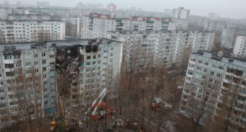 В Волгограде взорвавшийся дом объезжают стороной