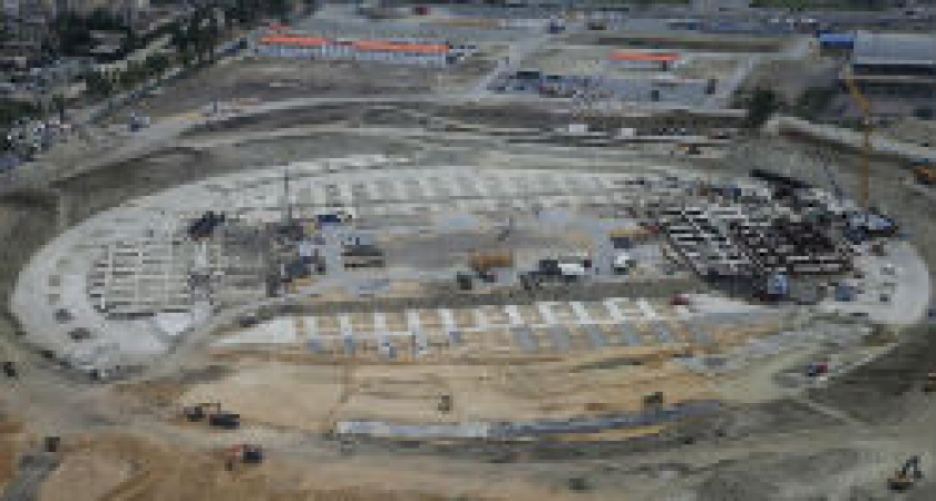 В Волгограде на стадионе «Волгоград Арена» рабочий получил травму