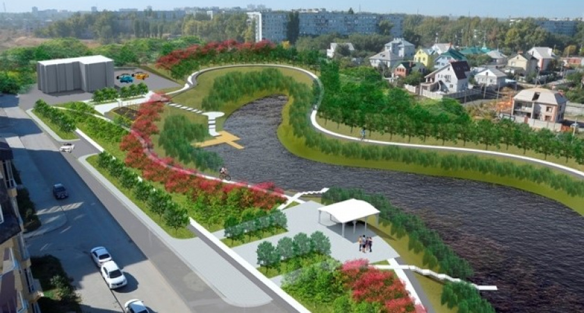 В Дзержинском районе Волгограда благоустроят заброшенный пруд