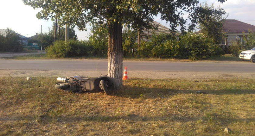 В Урюпинске скутерист скончался, врезавшись  в дерево