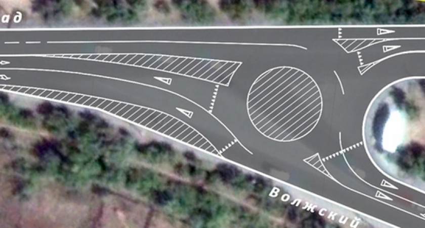 В Волжском изменится схема движения на въезде в город