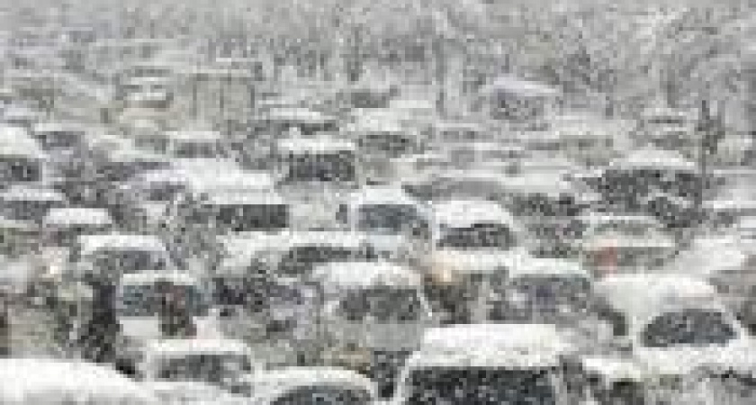 Волгоград превратился в гигантскую пробку