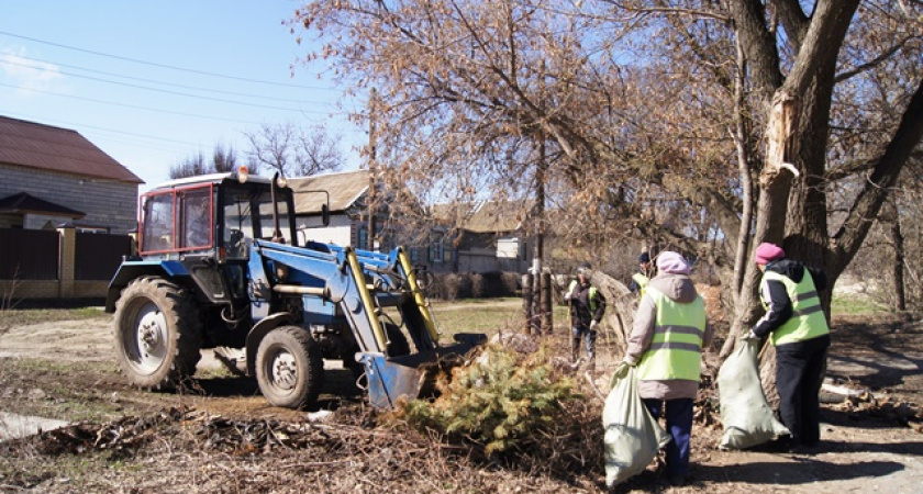 В Кировском районе Волгограда ликвидировали стихийную свалку