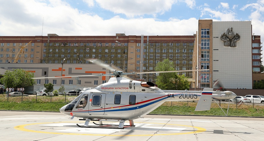 В Волгоград доставлен медицинский вертолет за 121 миллион рублей
