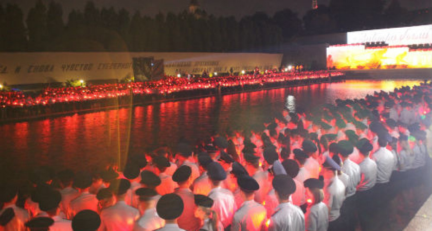 В Волгограде на Мамаевом кургане прошла акция «Завтра была война»