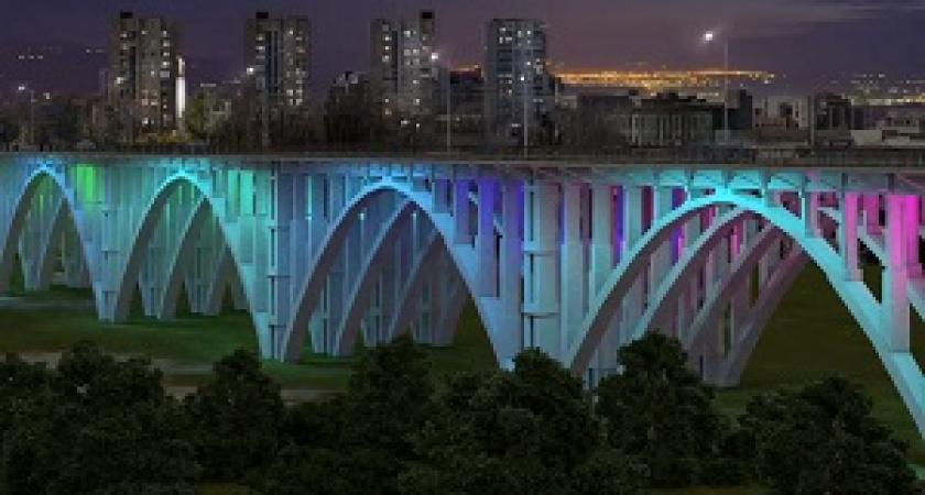 На Астраханском мосту в Волгограде появится подсветка