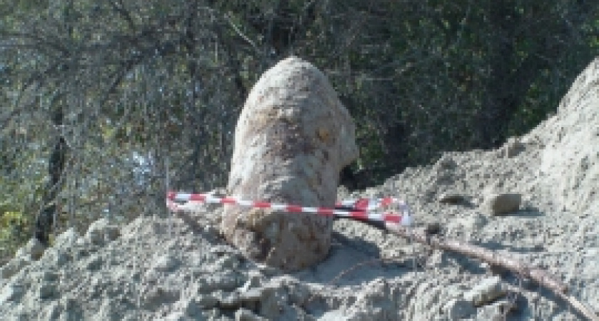 Авиабомбу времен ВОВ нашли в центре Волгограда