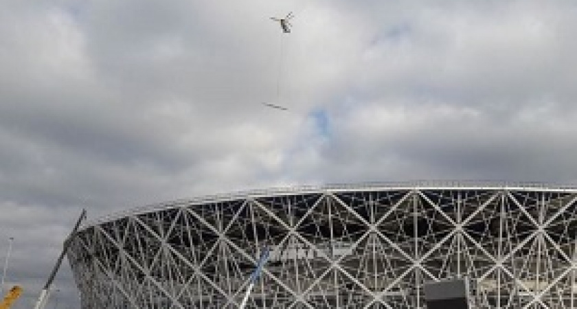 «Волгоград Арена»: кровля почти готова