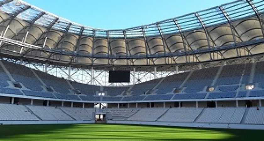 На «Волгоград Арене» запустили подогрев поля