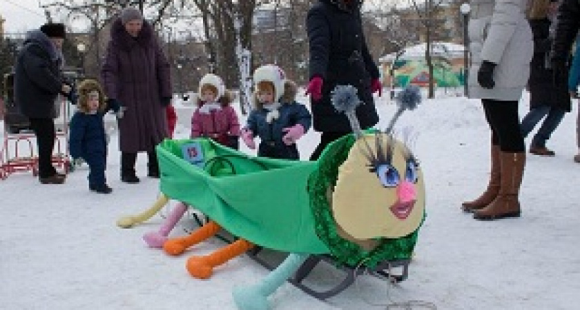 В Волгограде сегодня выберут самые креативные сани