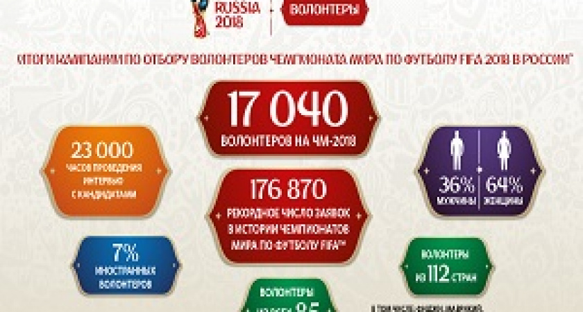 Более 1000 волонтеров будут работать в Волгоградской области во время ЧМ-2018