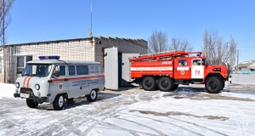В Волгоградской области газифицируют еще два противопожарных депо