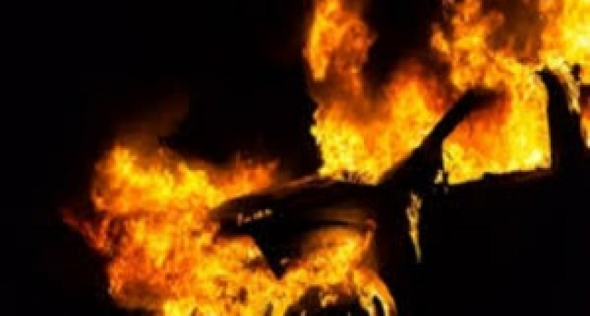 В Волгограде вновь сгорела иномарка