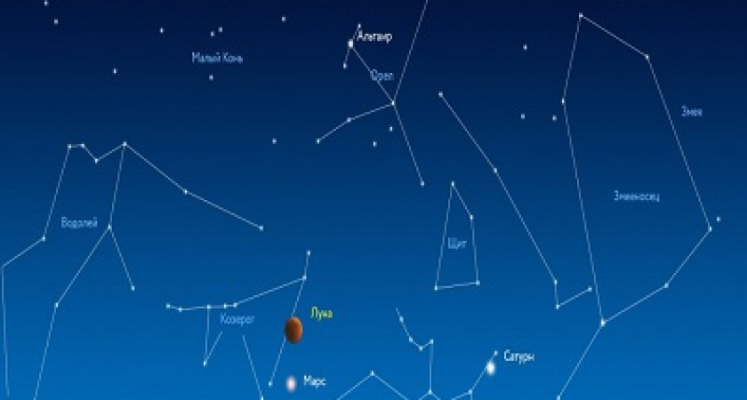 Россияне увидят полное лунное затмение