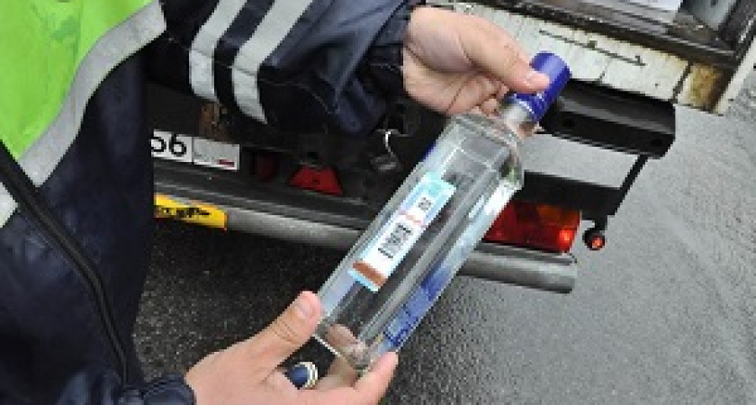 В Астраханской области задержали фуру из Волгограда с контрафактным алкоголем