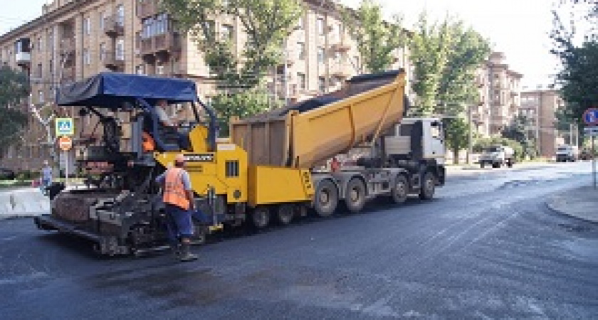 В Волгограде ремонт улицы Советской подходит к завершению
