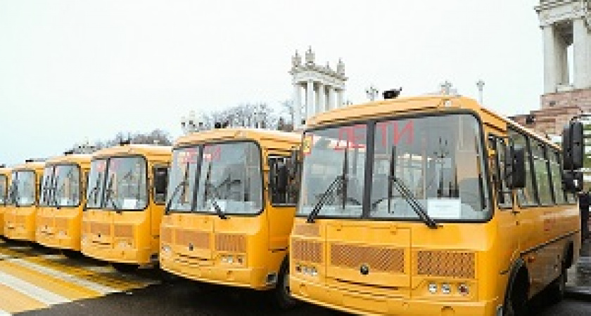 В школы региона поступило 54 автобуса