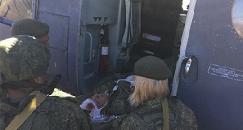 На учениях под Волгоградом отработали массовую эвакуацию раненых