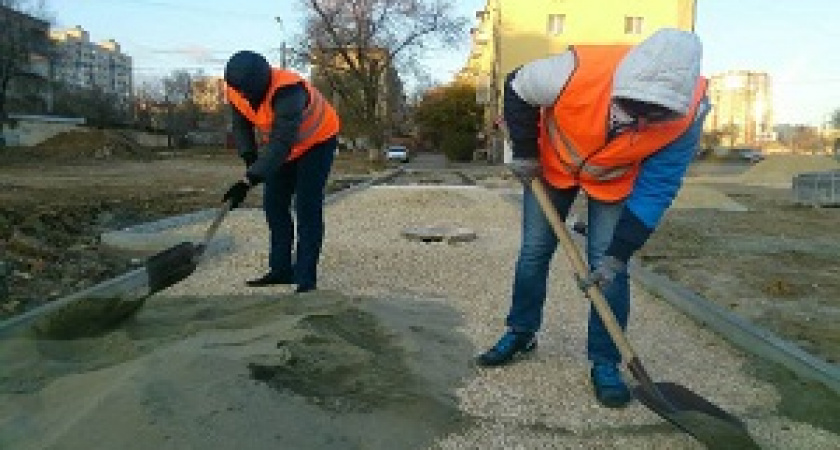 На месте взорвавшегося дома в Советском районе обустраивают сквер
