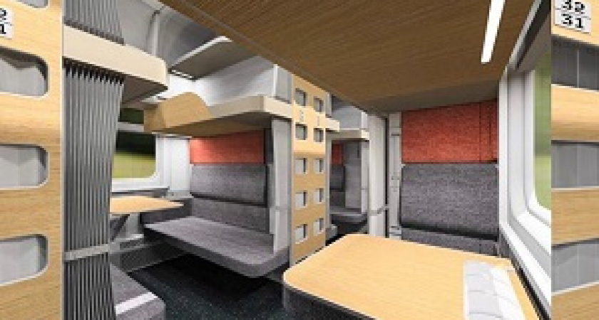 В РЖД показали, какими будут новые плацкартные вагоны