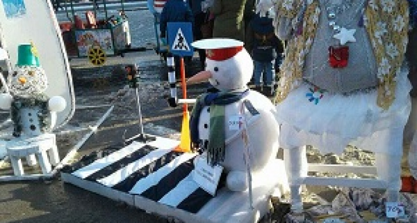 В Волгограде выбрали лучших снеговиков