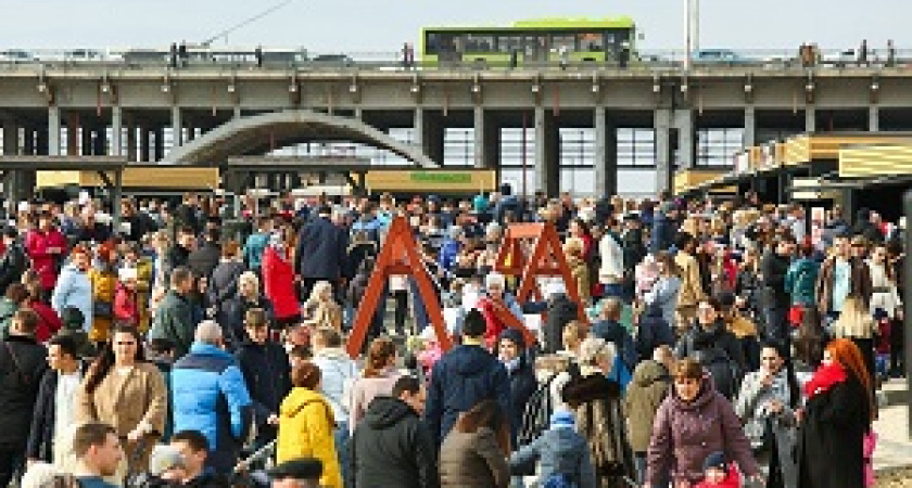 Волгоградцы отметили Масленицу народными гуляниями