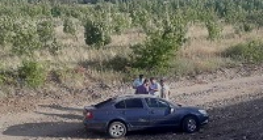 На трассе под Волгоградом машина улетела в кювет, уходя от столкновения