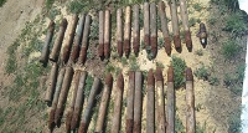 Волгоградец нашел снаряды времен ВОВ на дачном участке