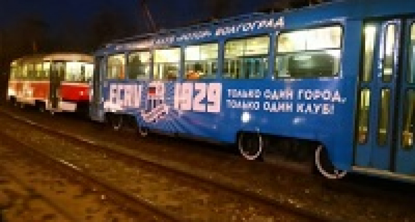 В Волгограде столкнулись два скоростных трамвая