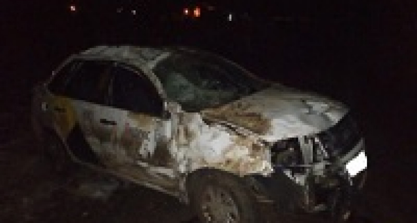 В Волжском таксист погиб, улетев в кювет