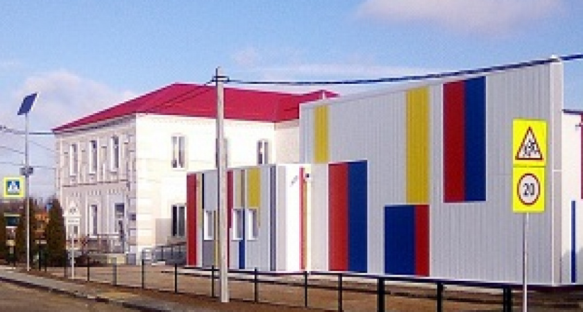 В Волгоградской области построили яркий и необычный спортзал