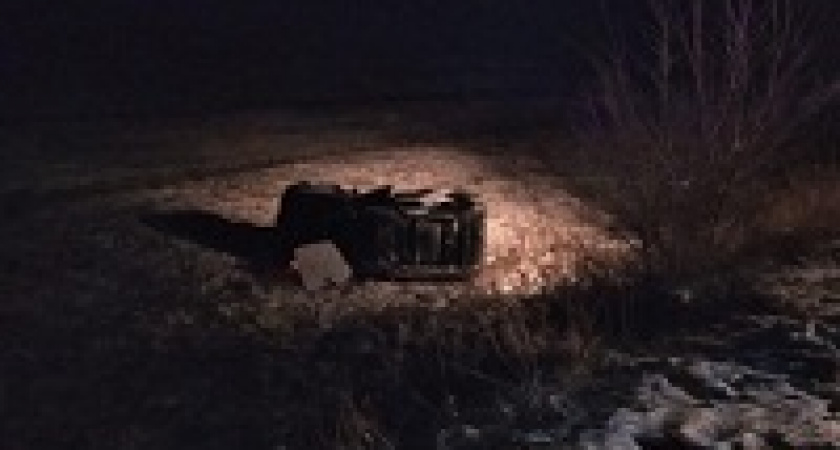 За ночь в Волгоградской области две машины улетели в кювет