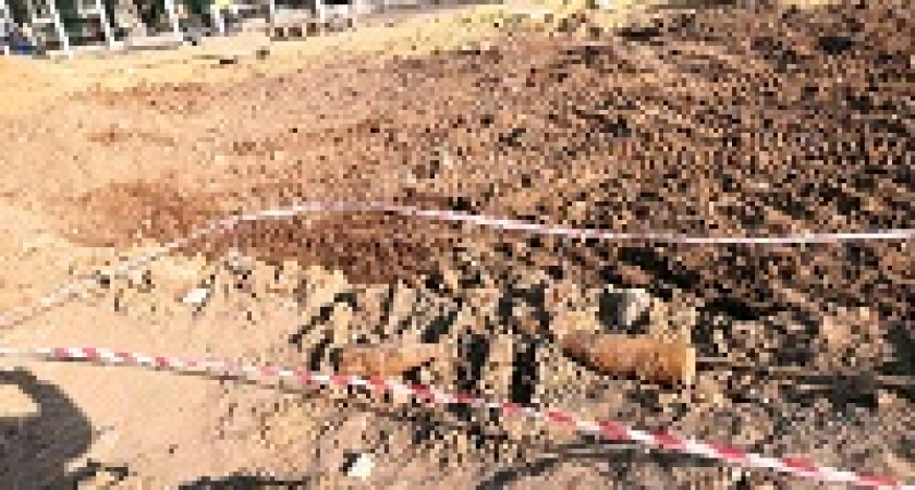 В Волгограде нашли снаряды времён войны на месте строящегося госпиталя