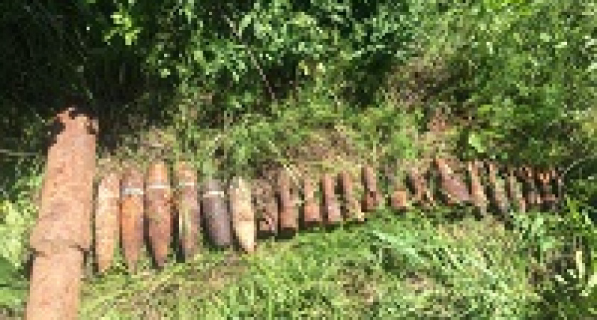 В Волгоградской области уничтожили арсенал снарядов времен ВОВ