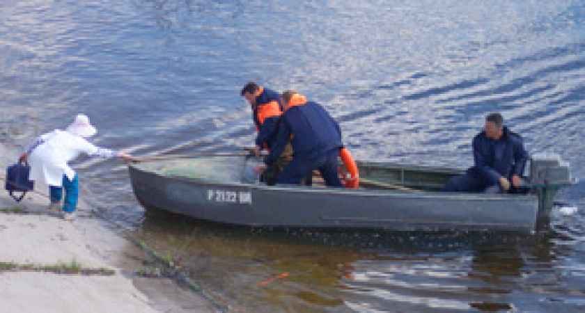 Учебная тревога на спасательной станции