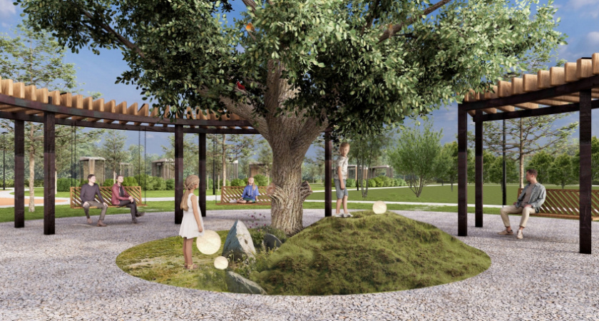 Антивандальный парк с сухим фонтаном появится в Тракторозаводском районе Волгограда